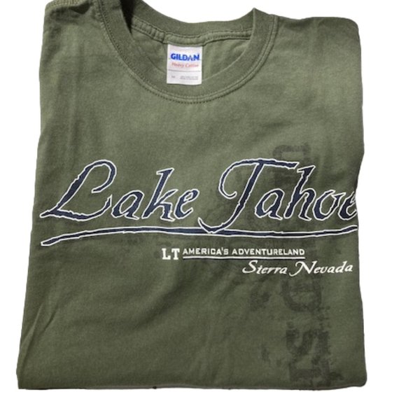 Lake Tahoe LT America's Adventureland Sierra Nevada Vintage T-Shirt - Picture 1 of 10